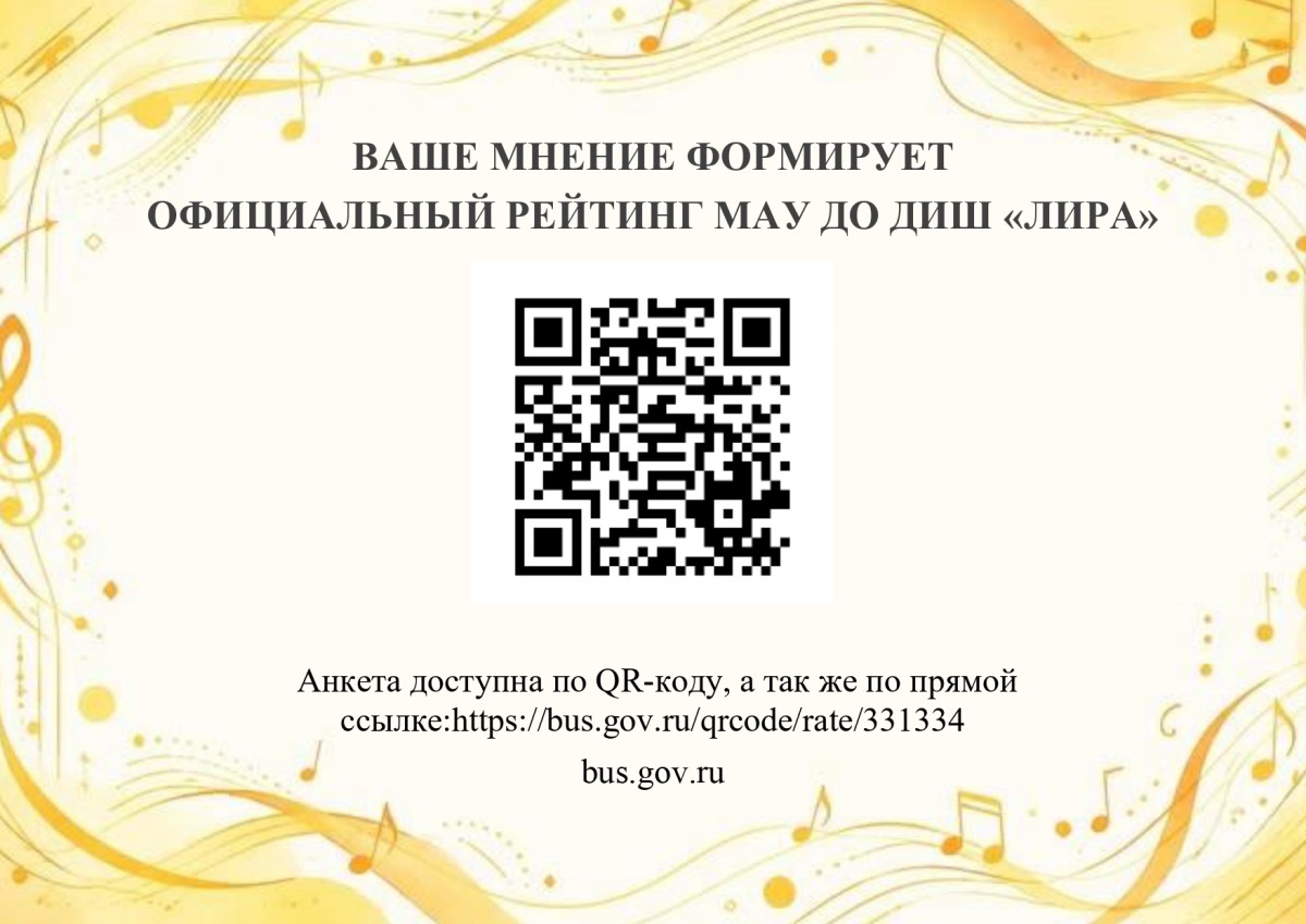 Опрос для родителей учащихся МАУ ДО города Калининграда Детская музыкальная школа "Лира"